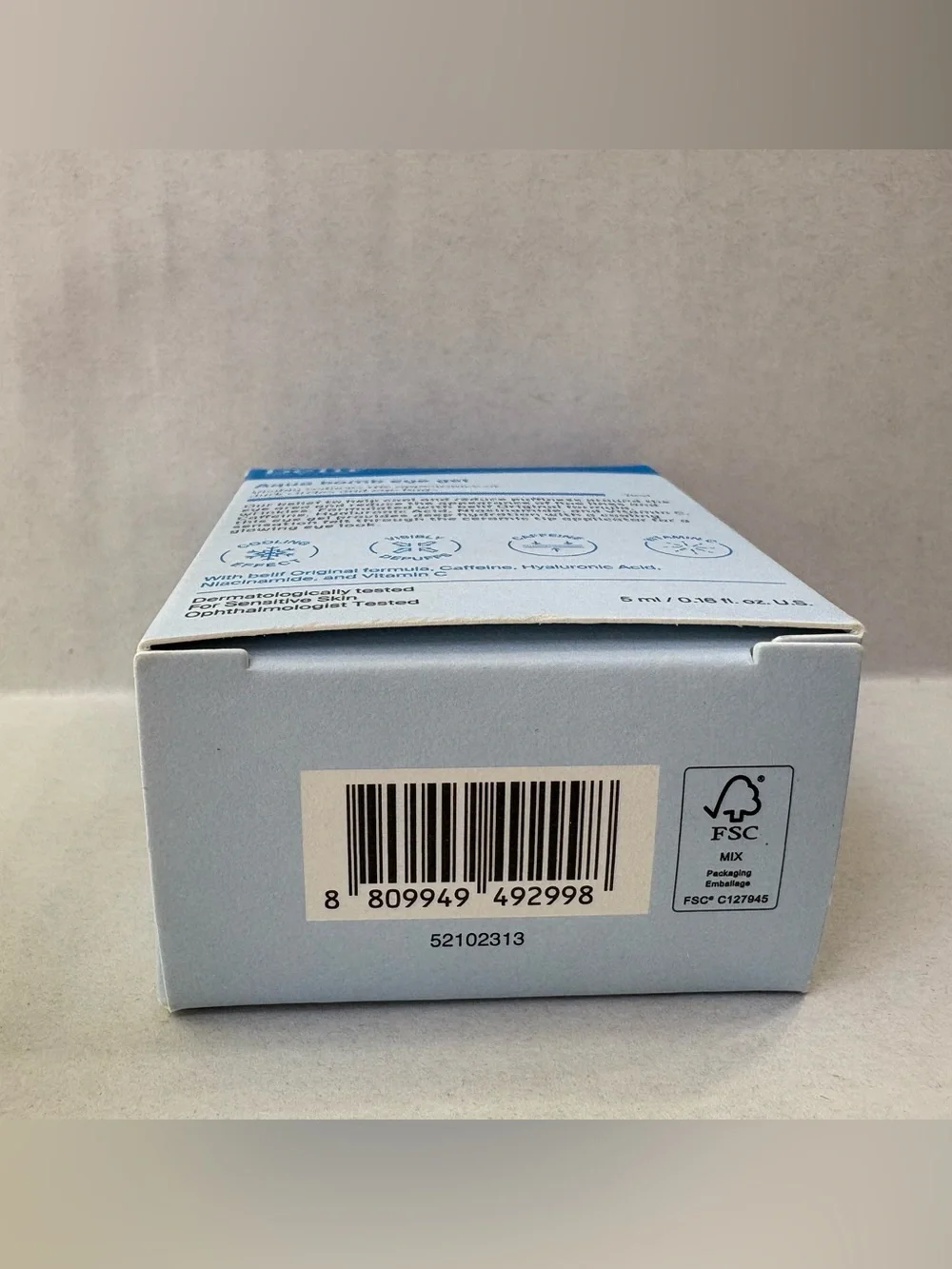 belif Moisturizing Eye Bomb with Peptide and Ceramide
